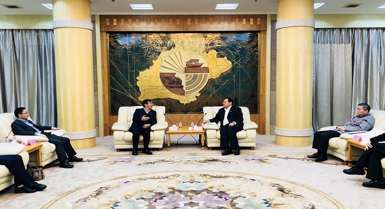 張兵會見長虹集團黨委書記、董事長趙勇一行